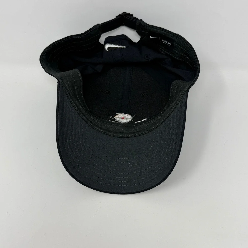 Nike Golf Legacy 91 Dri-FIT Hat Black Pumpkin Ridge Golf Club Adjustable‎ Cap